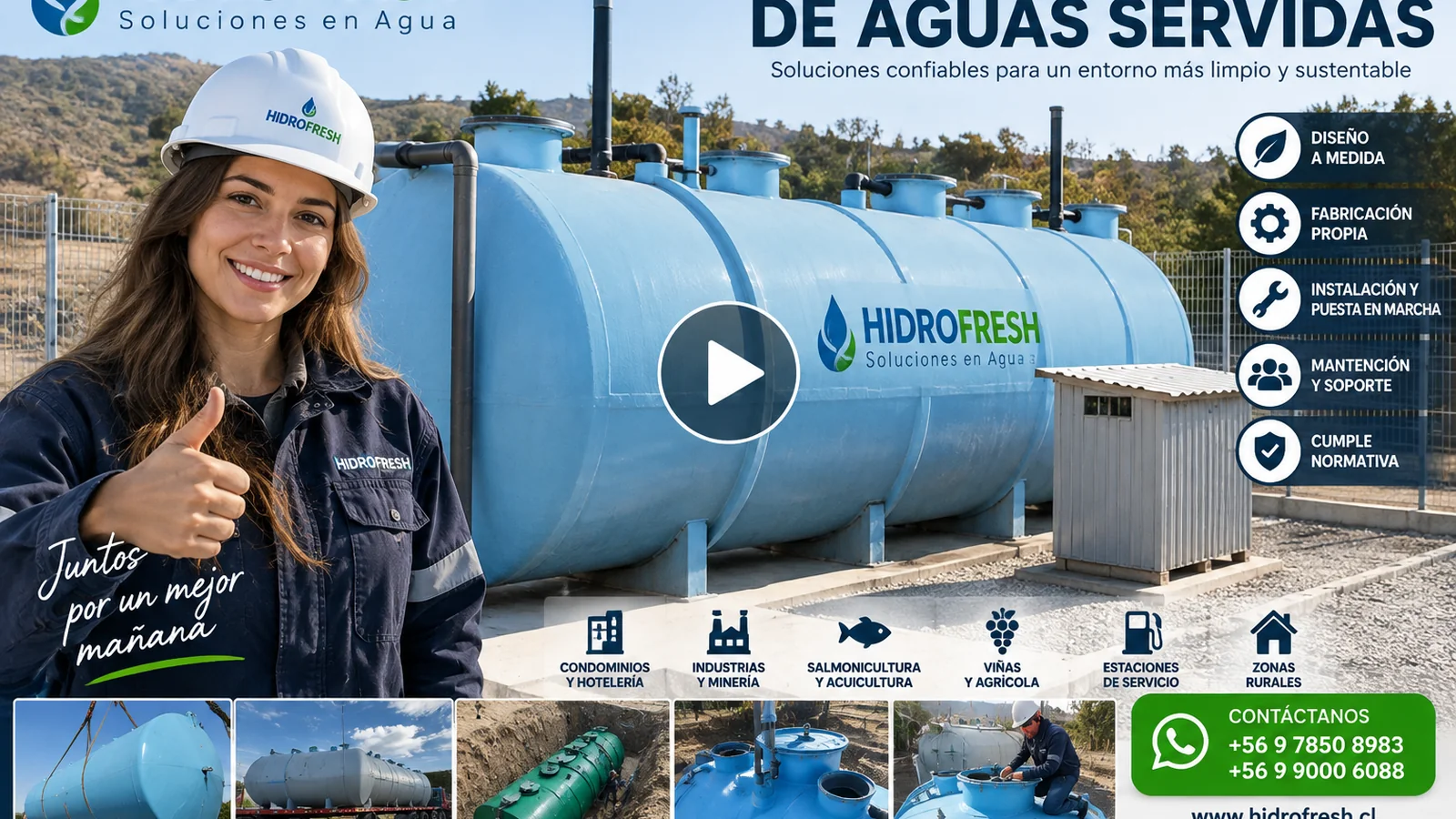 Ingeniería de tratamiento de agua Hidro Fresh